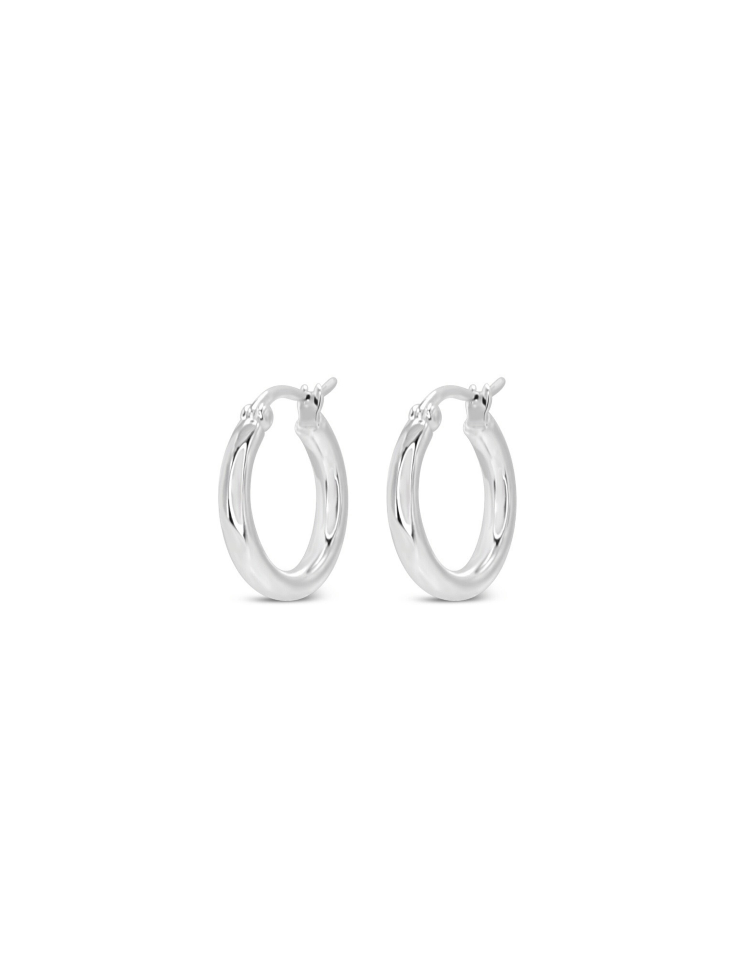 ARS-ARGENTI Earrings 'HOOPS DON’T LIE' in Silver: front