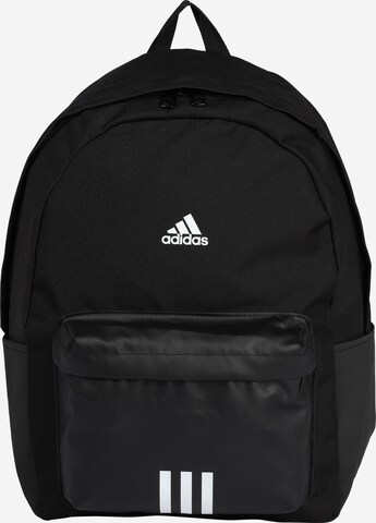 ADIDAS SPORTSWEAR Sports Backpack 'Classic Badge of Sport 3-Stripes' in Black: front