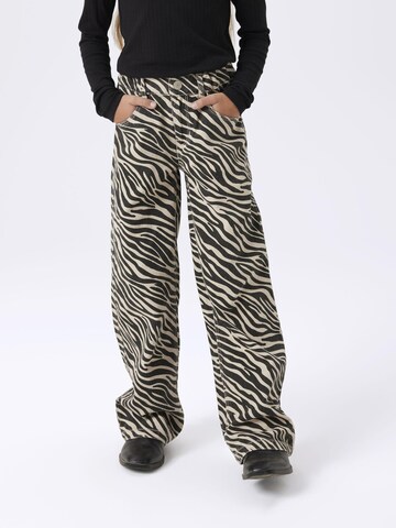 NAME IT Wide leg Trousers in Black: front