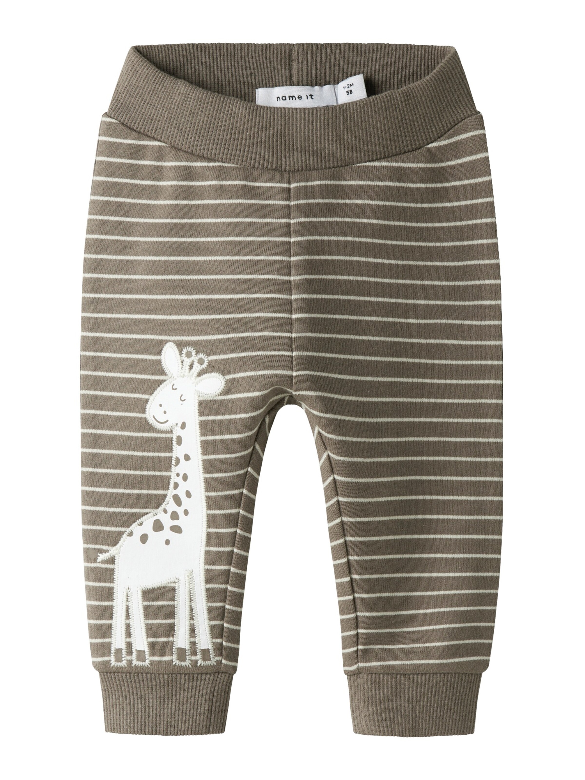 NAME IT - Tapered Pantalón 'NBNTUT' en marrón: frente