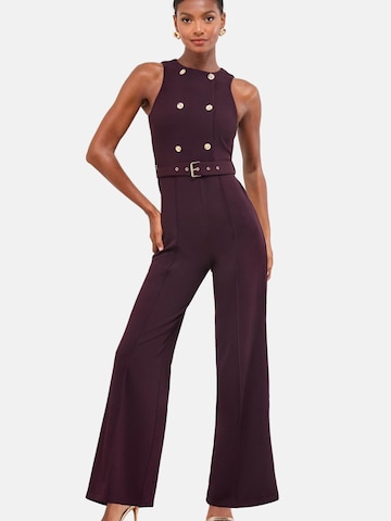 purpurinė Lipsy Vienos dalies kostiumas 'Military': priekis