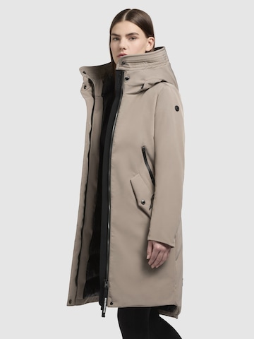 khujo Vinterfrakke 'Charlyn5' i beige