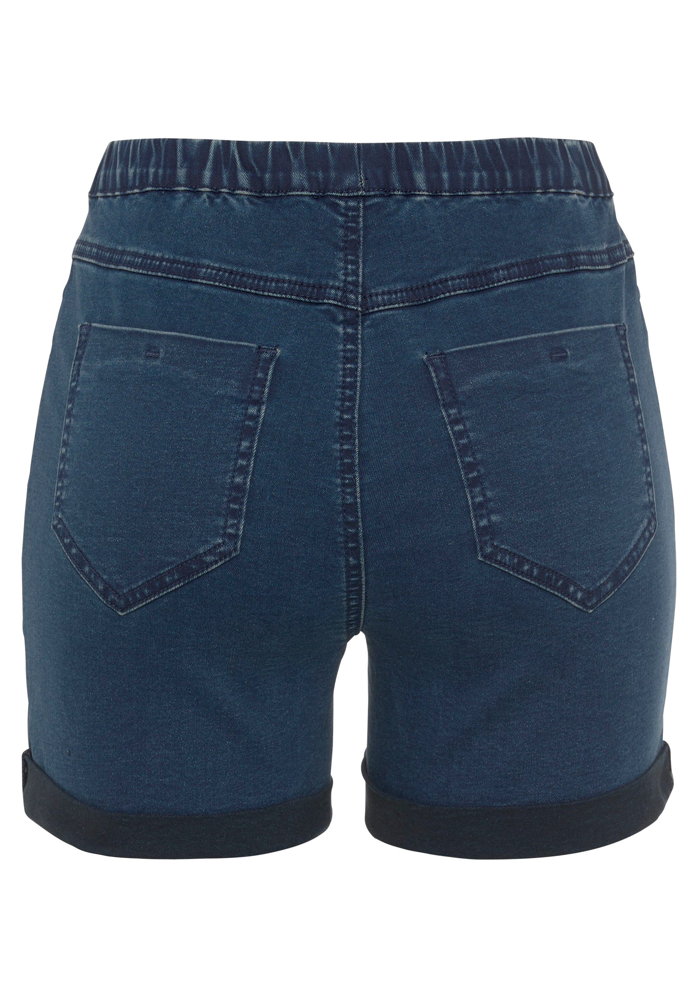 BUFFALO Slimfit Shorts in Blau