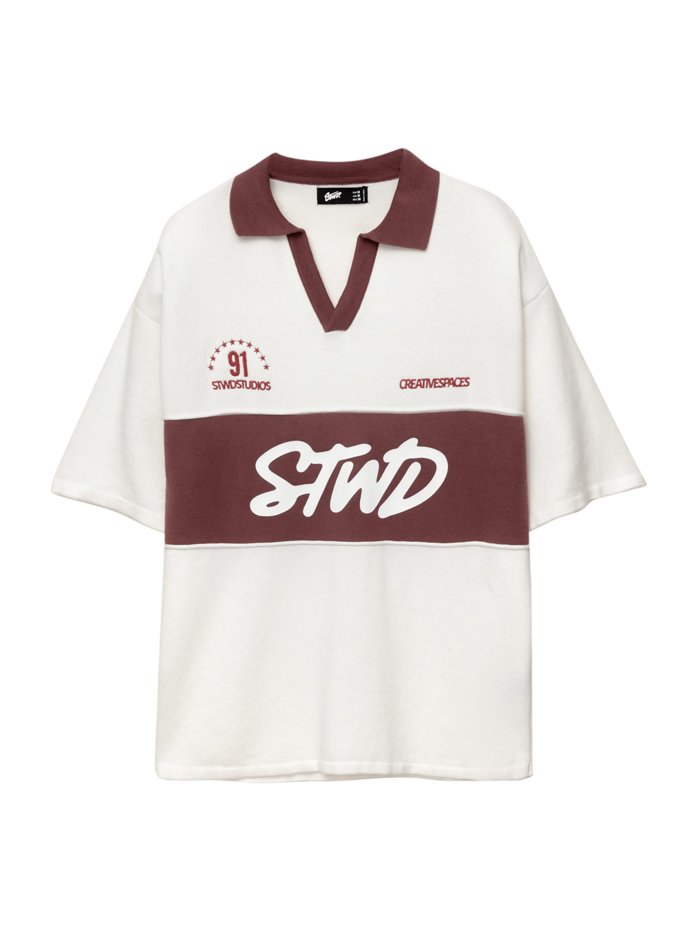 Pull&Bear Majica | bela barva: sprednja stran