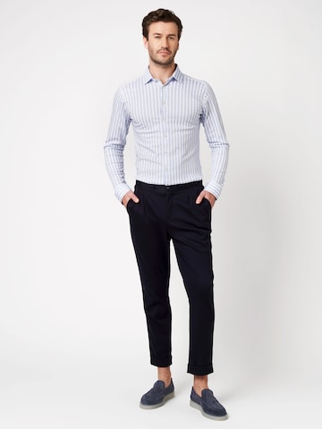 DESOTO Slim fit Button Up Shirt in Blue