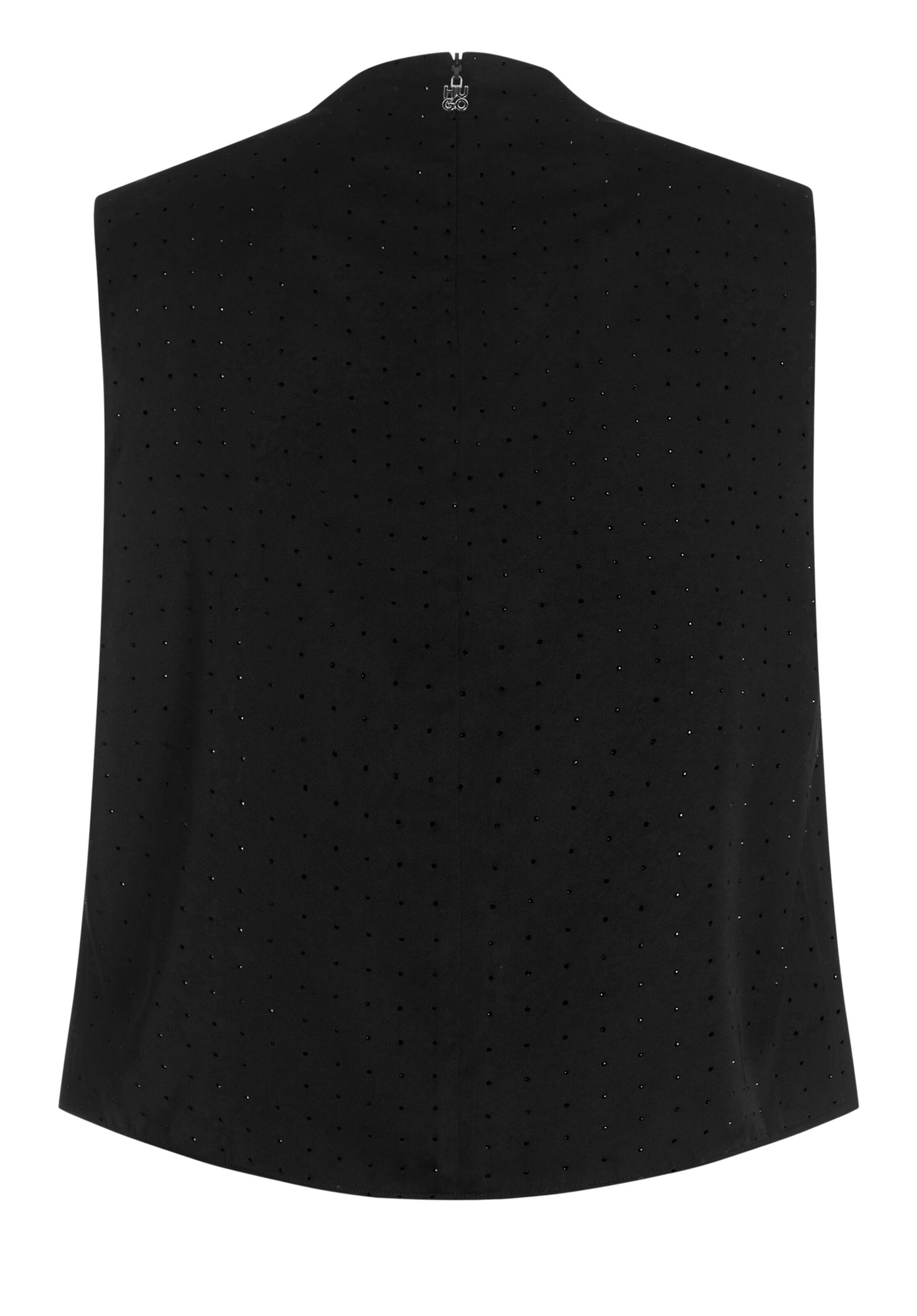 HUGO Top 'Casmini' in Black