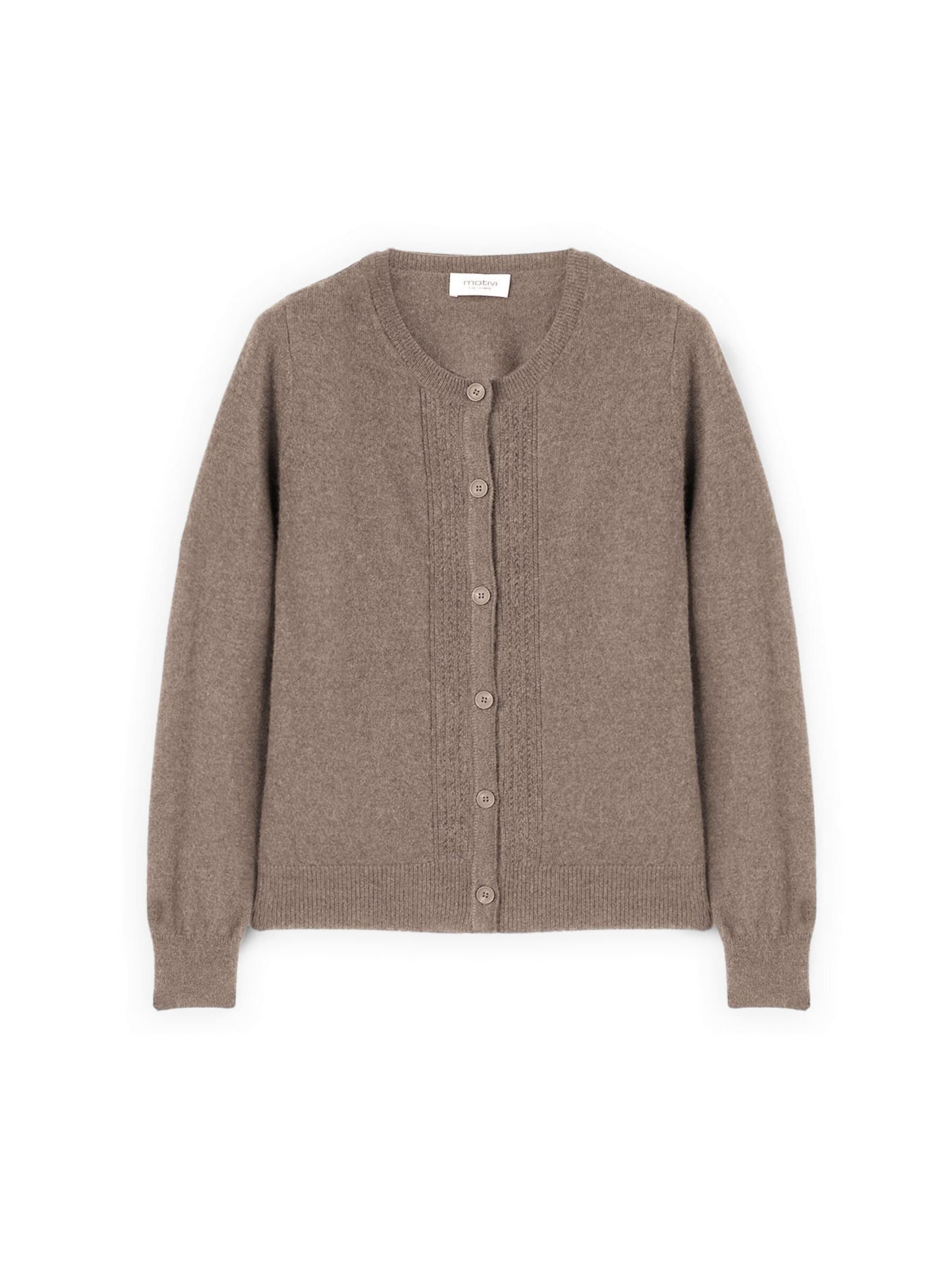 MOTIVI Strickjacke‌‌‌‌‌‌‌‌‌ in Beige: Vorderseite