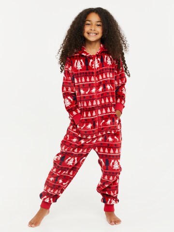 Threadbare Pajamas in Red: front