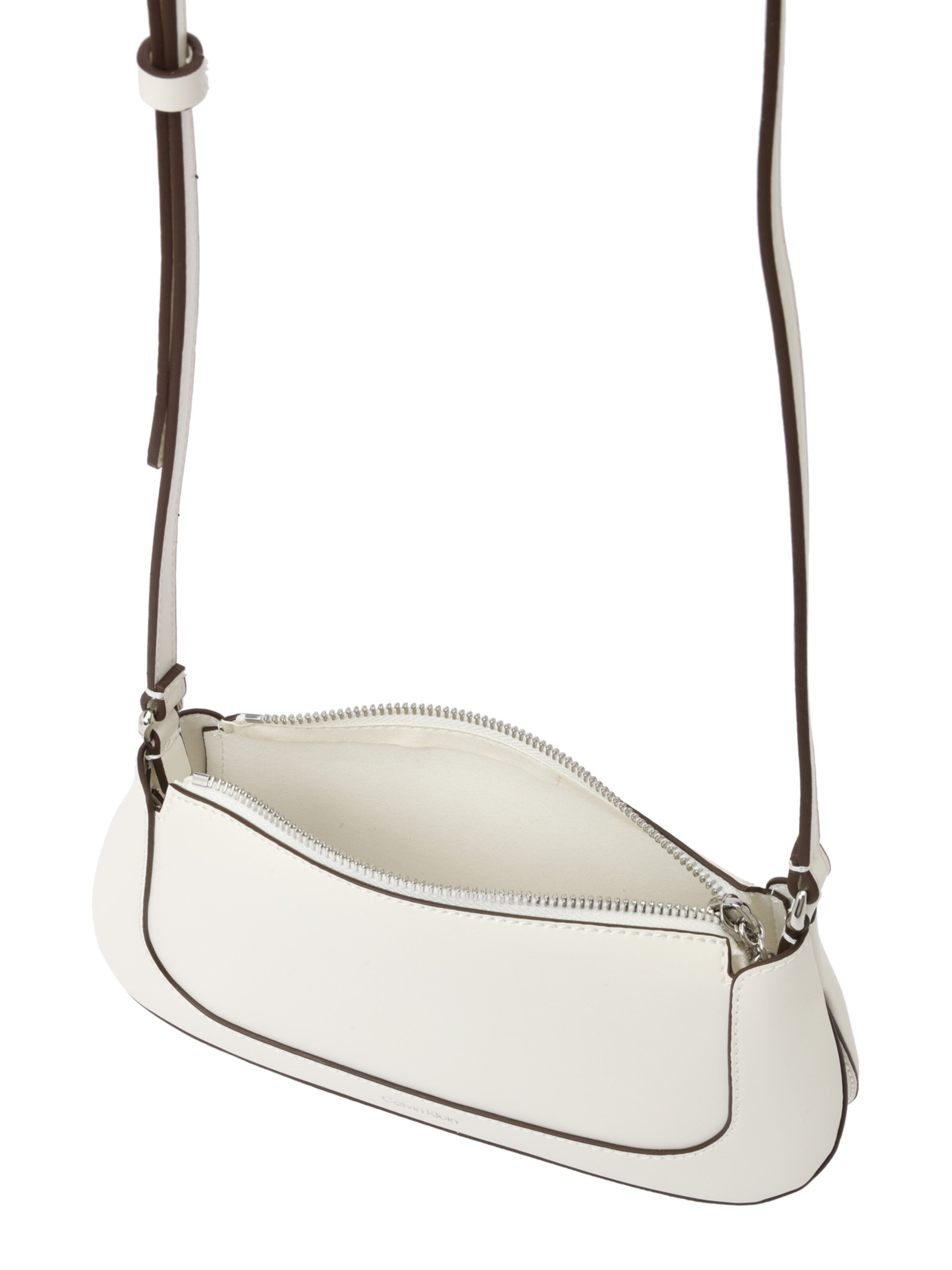 Borsa a spalla di Calvin Klein in bianco