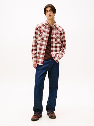 Coupe regular Chemise Tommy Jeans en beige