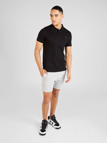 ALPHA INDUSTRIES Poloshirt in Schwarz