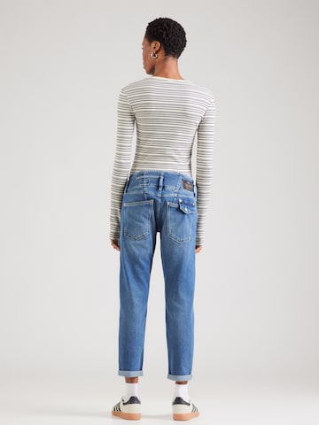 Herrlicher - Tapered Pantalón vaquero cargo 'Dido' en azul