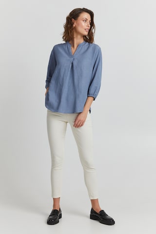 Fransa Blouse 'FAMADDIE 7' in Blue