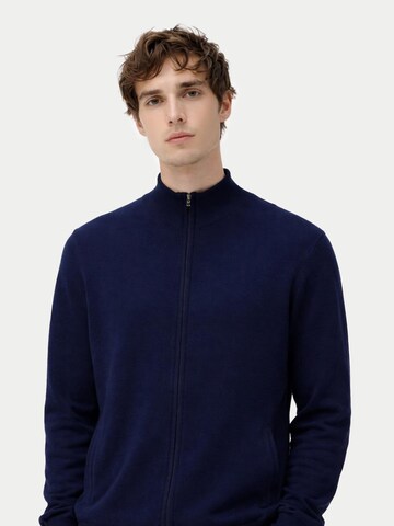 GOBI Cashmere Strickjacke 'Men's Essential Full-Zip Cashmere Cardigan'‌‌‌‌‌‌‌ in Blau