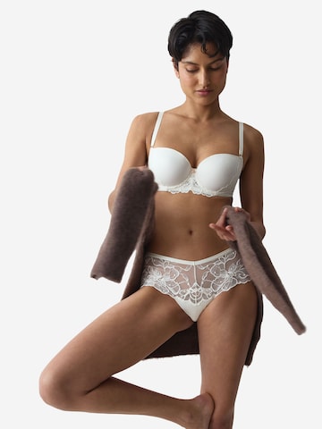 TRIUMPH T-shirt BH ' Wild Gardenia Florale ' in Wit