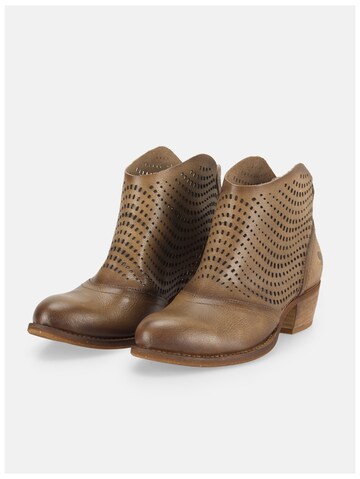 Felmini Wide Fit Booties in Brown