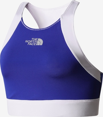 THE NORTH FACE Bralette Sports Bra in Blue: front