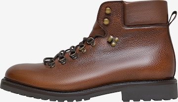 Henry Stevens Lace-Up Boots 'Barkley HB' in Brown