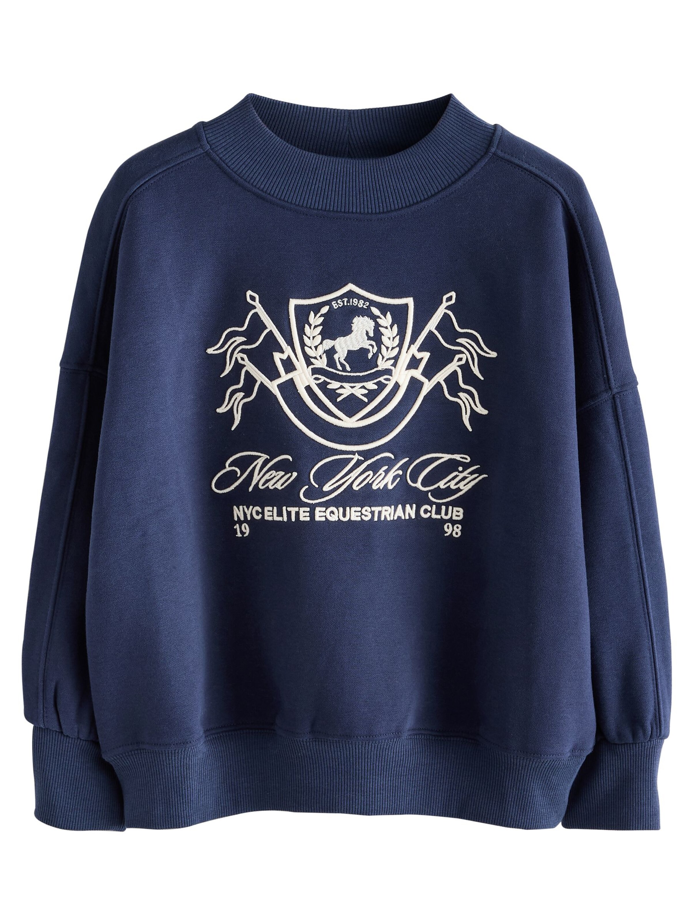 Next Mikina - Modrá: predná strana