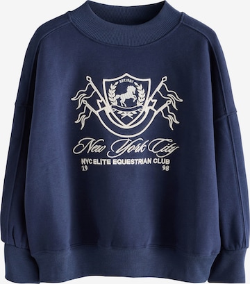 Next Mikina - Modrá: predná strana