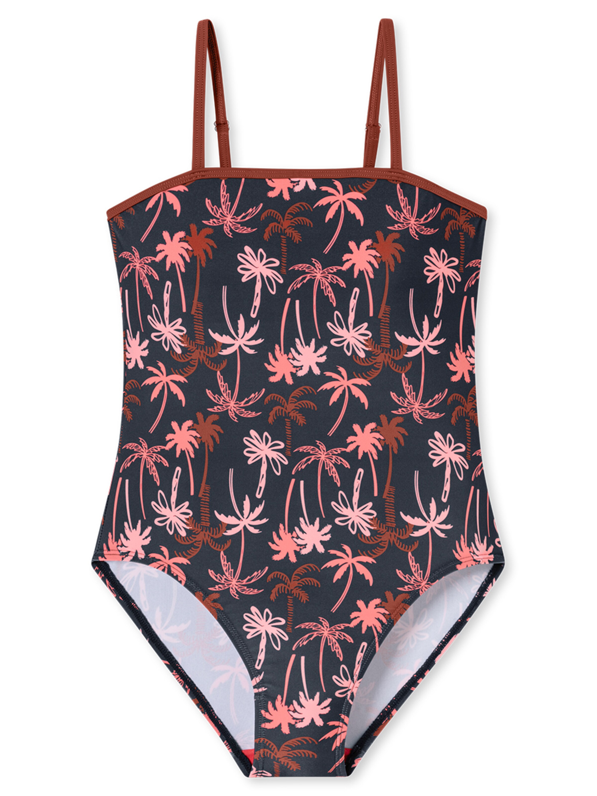 SCHIESSER Swimsuit ' Aqua Teens Girl ' in Grey: front