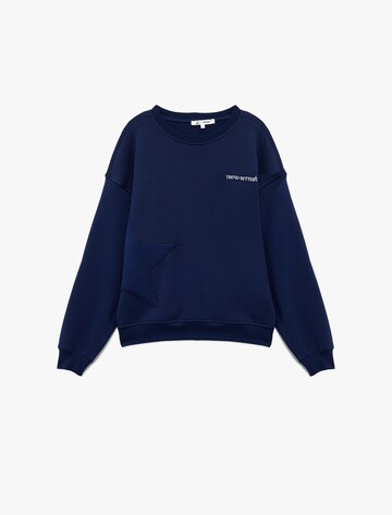 Koton Sweatshirt in Blue: front