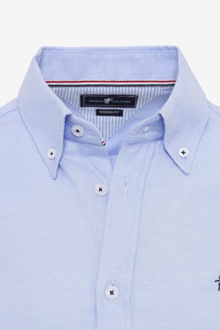 DENIM CULTURE Regularny krój Koszula 'EDIZ' w kolorze niebieski