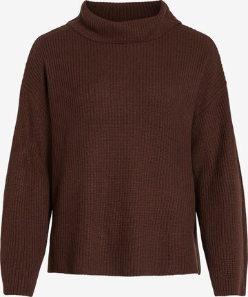 VILA Sweater 'Vigga' in Brown: front