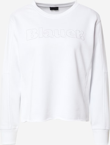 Blauer.USA Sweatshirt in Weiß: predná strana