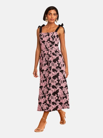 love & roses - Vestido en rosa: frente