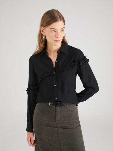 Camicia da donna di 3.1 Phillip Lim in nero: frontale