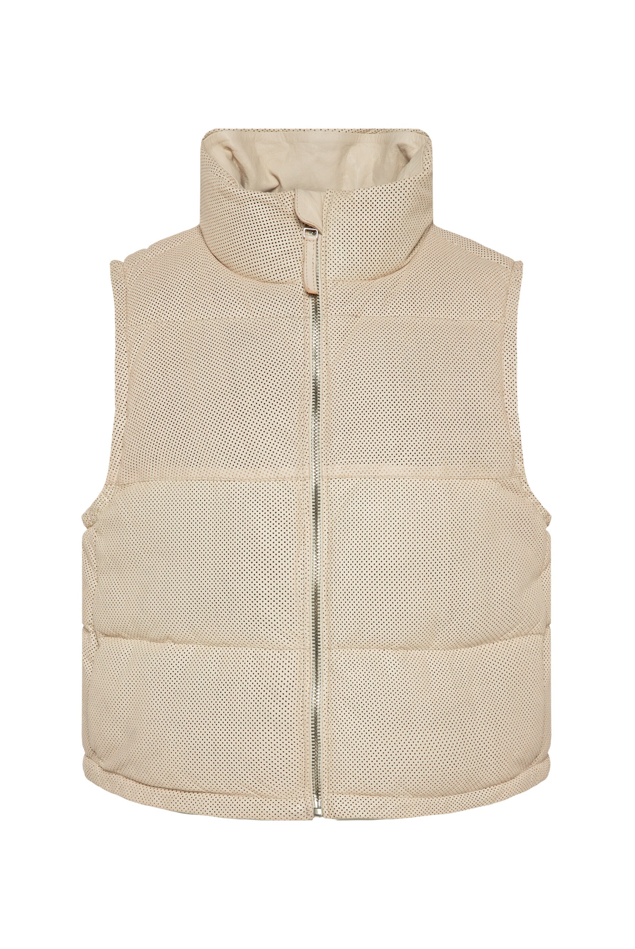 SENSES.THE LABEL Vest in Brown: front