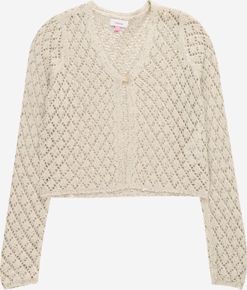 Vero Moda Girl Strickjacke 'LEILANI' in Beige: predná strana