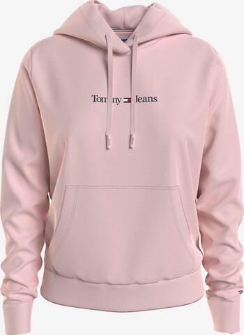 Tommy Jeans Sweatshirt in Roze: voorkant