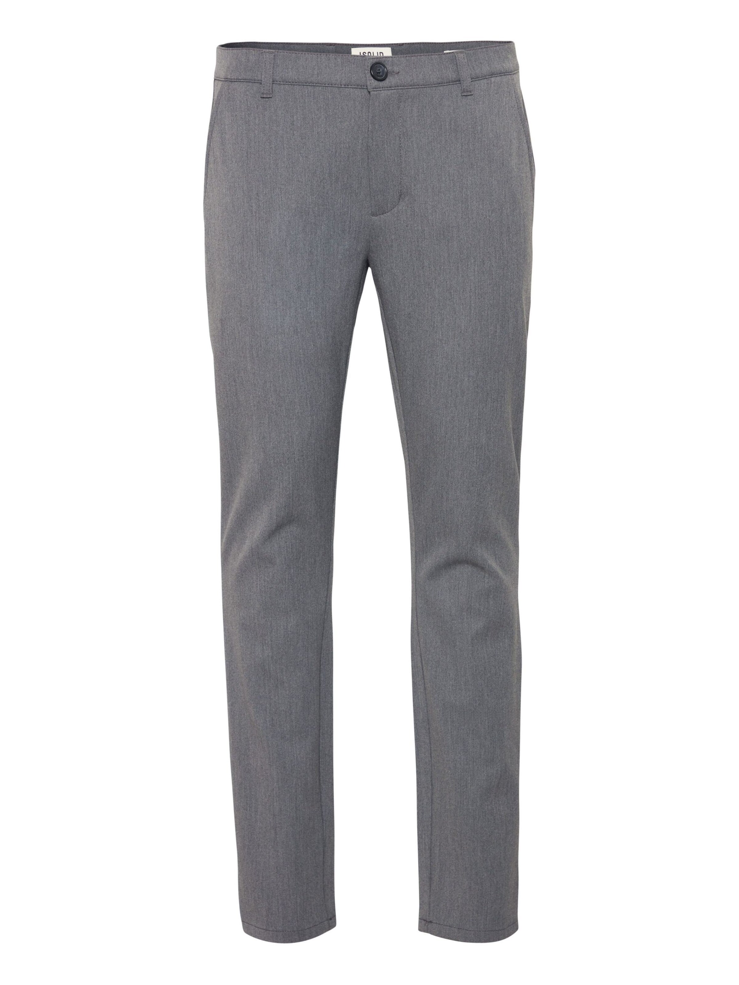 Coupe slim Pantalon chino 'SDFrederic' !Solid en gris : devant
