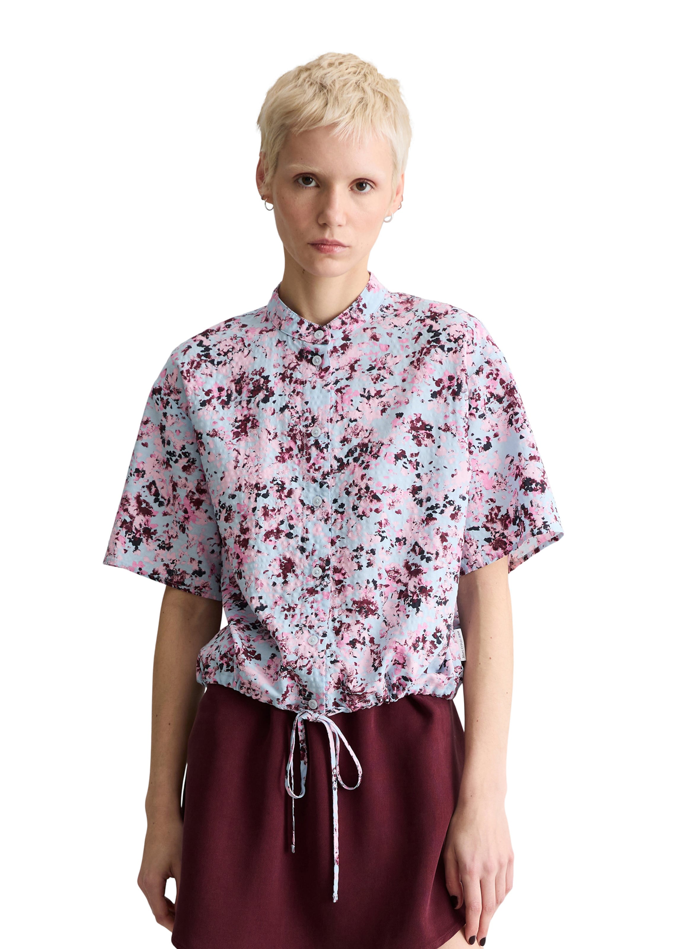 Marc O'Polo DENIM Blouse in Blauw: voorkant