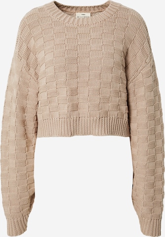 Pull-over 'Doro' A LOT LESS en beige : devant