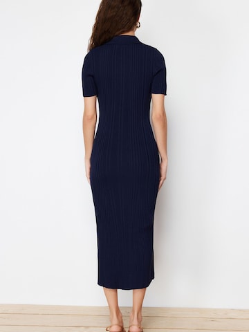 Trendyol - Vestido de punto en azul