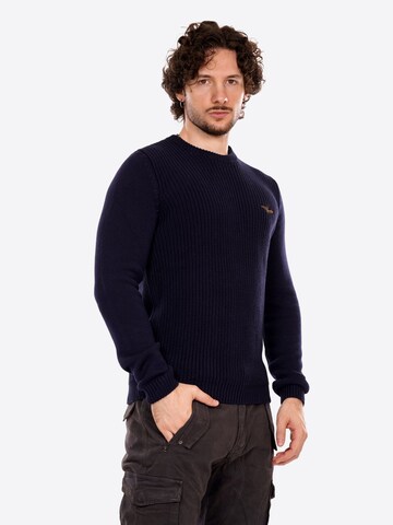 Aeronautica Militare Pullover 'Maglione' in Blau
