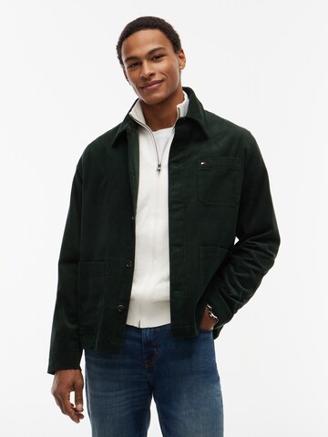 TOMMY HILFIGER Tussenjas in Groen: voorkant
