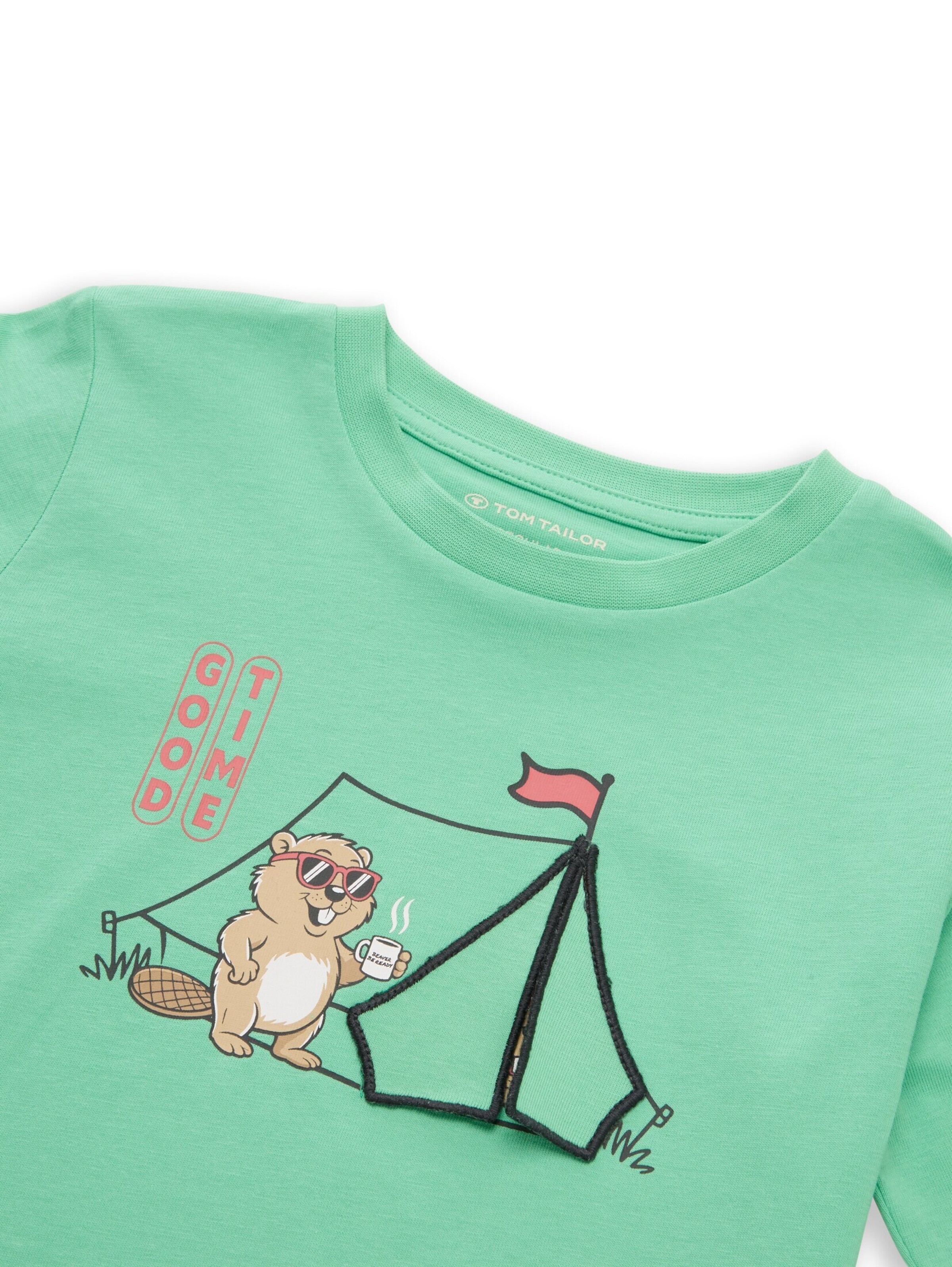 TOM TAILOR Shirt in Groen