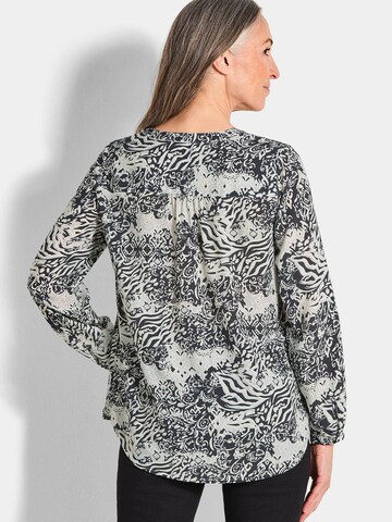 Goldner Bluse in Schwarz
