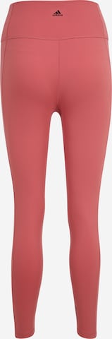 ADIDAS SPORTSWEAR Skinny Workout Pants 'Studio' in Red