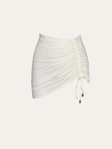 Gonna 'Gathered Skirt' di Billie Swim in beige: frontale
