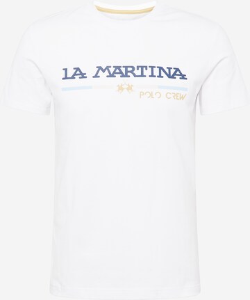 La Martina - Camisa em branco: frente