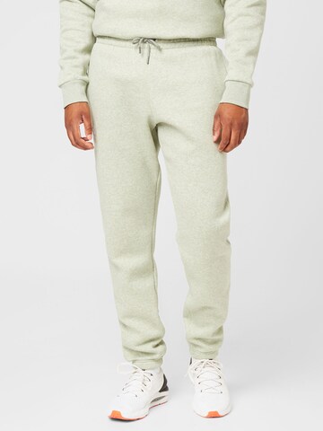 UNDER ARMOUR Tapered Sportbroek 'Essential' in Groen: voorkant