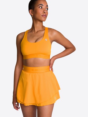 Bustier Soutien-gorge de sport 'Dacy' OCEANSAPART en jaune : devant