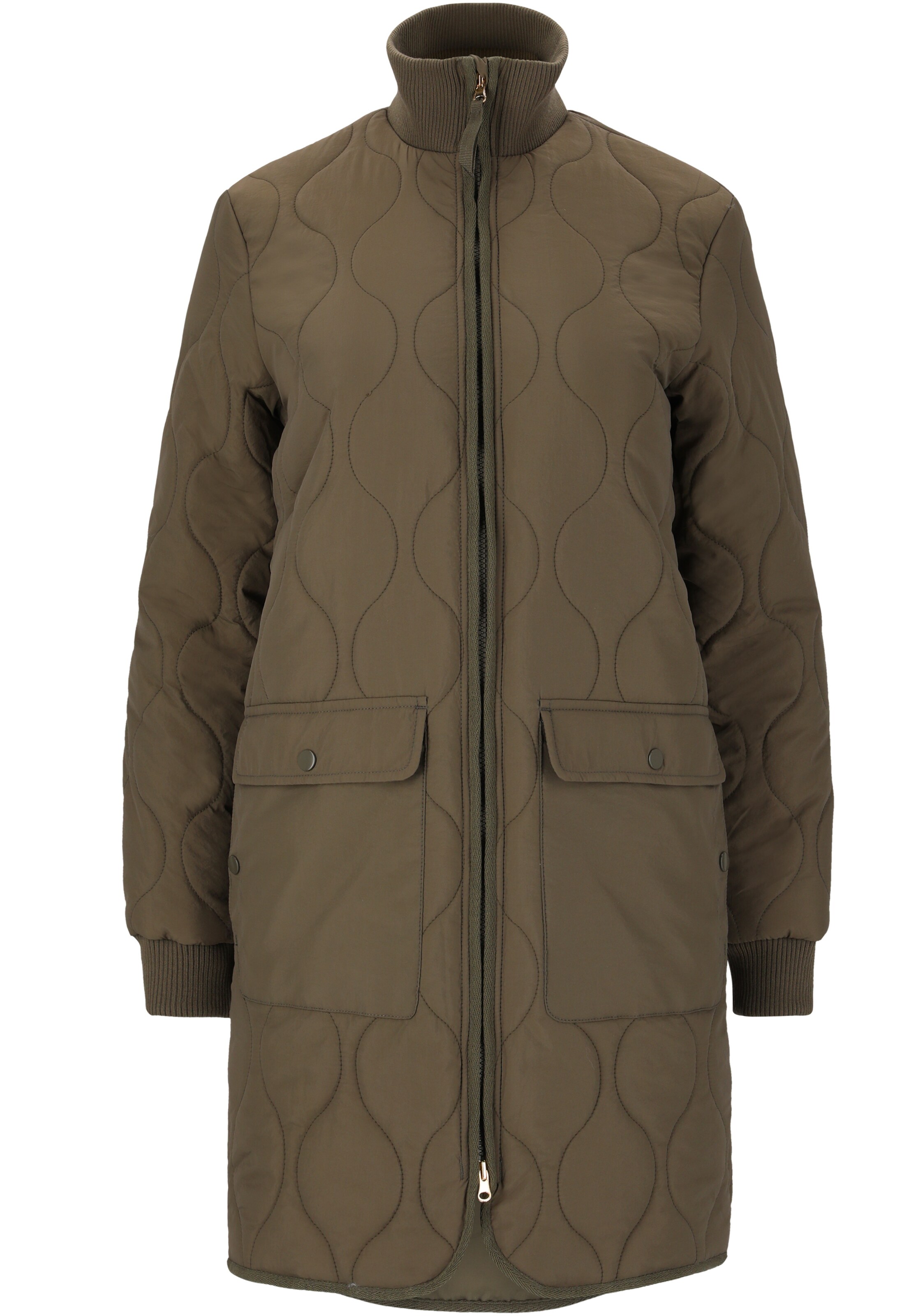 Weather Report Winter Coat 'Eilish' in Green: front