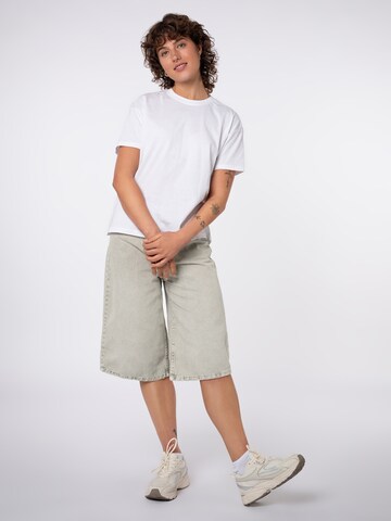 Sublevel Wide Leg Shorts in Grau: Vorderseite
