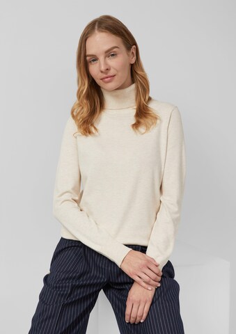 s.Oliver Sweater in Beige: front
